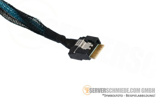 Dell 15cm BOSS S2 SAS Kabel 1x SFF-8654 4i gerade to 1x SFF-8654 8i gerade R7525 0RC77R
