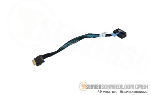 Dell 15cm BOSS S2 SAS Kabel 1x SFF-8654 4i gerade to 1x SFF-8654 8i gerade R7525 0RC77R