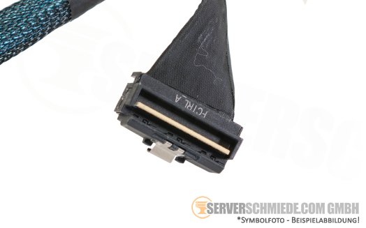 Dell 15cm MB to front PERC Controller Kabel 1x SFF-8654 winkel to 1x SFF-8654 winkel R650 10x SFF H755N 08K38C