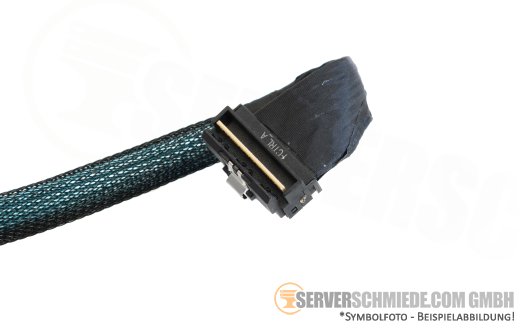Dell 15cm MB to front PERC Controller Kabel 1x SFF-8654 winkel to 1x SFF-8654 winkel R650 10x SFF H755N 08K38C 3rd party