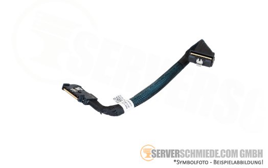 Dell 15cm MB to front PERC Controller Kabel 1x SFF-8654 winkel to 1x SFF-8654 winkel R650 10x SFF H755N 08K38C 3rd party