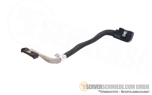 Dell 15cm NVMe Kabel cable 1x SFF-8654 gerade to 1x SFF-8654 winkel R660 10xSFF 0K0JJ9
