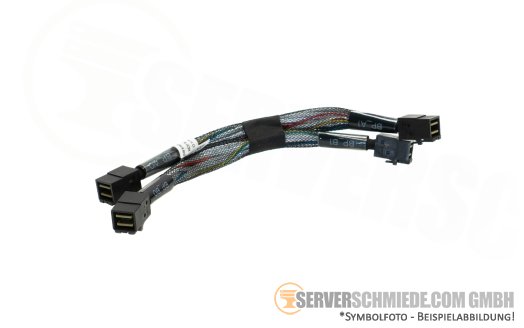 Dell 15cm SAS Kabel cable 2x SFF-8643 gerade to 2x SFF-8643 gerade T640 16xSFF 0C9KV8