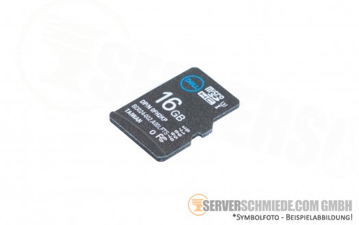 Dell 16GB microSD SD Karte card Enterprise 0R7YTT 0FH2KP