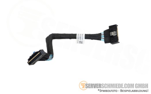 Dell 17cm Mainboard to front PERC Controller Kabel cable 1x SFF-8654 8i gerade to 1x SFF-8654 8i gerade R760 24SFF 0N4H6G