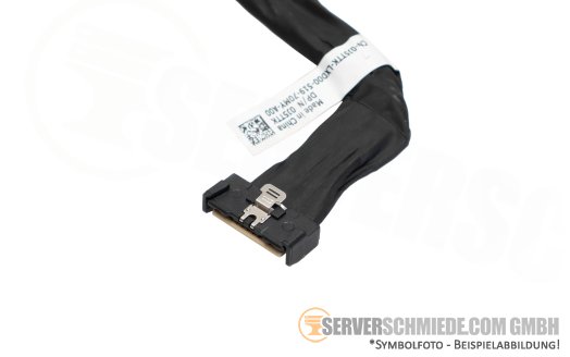 Dell 17cm NVMe Kabel cable 1x SFF-8654 8i winkel to 1x SFF-8654 8i gerade R760 0J5TTK