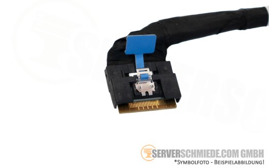 Dell 18cm Mainboard to front PERC Controller Kabel cable 1x SFF-8654 winkel to 1x SFF-8654 gerade R660xs 10xSFF 0CGGCP