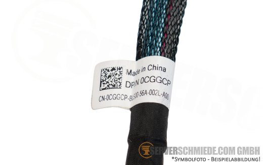 Dell 18cm Mainboard to front PERC Controller Kabel cable 1x SFF-8654 winkel to 1x SFF-8654 gerade R660xs 10xSFF 0CGGCP