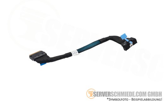 Dell 18cm Mainboard to front PERC Controller Kabel cable 1x SFF-8654 winkel to 1x SFF-8654 gerade R660xs 10xSFF 0CGGCP