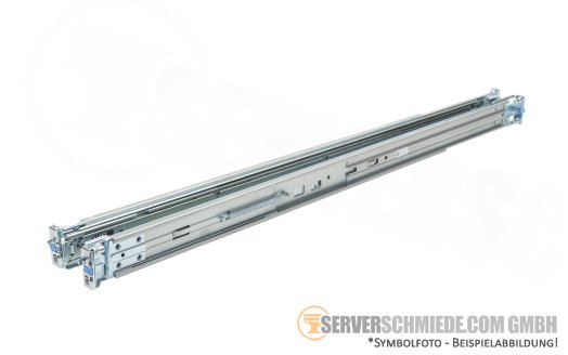 Dell 19" Rackschienen Rails Typ A12 Vollauszug R340 R350 R360 XR2 08N0JT +NEW+