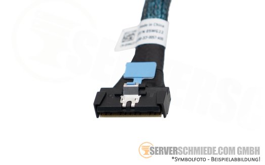 Dell 19cm Mainboard to front PERC Controller Kabel cable 1x SFF-8654 8i gerade to 1x SFF-8654 8i gerade R760 24SFF 05WG22