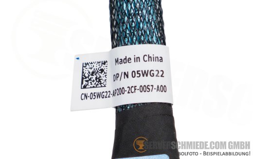 Dell 19cm Mainboard to front PERC Controller Kabel cable 1x SFF-8654 8i gerade to 1x SFF-8654 8i gerade R760 24SFF 05WG22