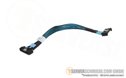 Dell 19cm Mainboard to front PERC Controller Kabel cable 1x SFF-8654 8i gerade to 1x SFF-8654 8i gerade R760 24SFF 05WG22