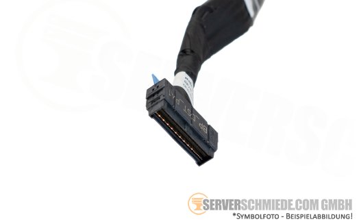 Dell 19cm NVMe Kabel cable 1x SFF-8654 gerade to 1x SFF-8654 winkel R7715 0136N8