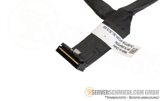 Dell 20 / 15cm BP to front PERC Controller Kabel 2x SFF-8654 winkel gerade to 1x SFF-8654 winkel R650 10x SFF H755N 0NPTDW
