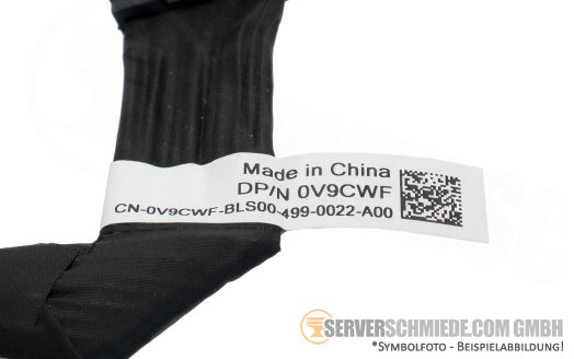 Dell 20cm front PERC to Mainboard Controller Kabel cable 1x SFF-8654 8i winkel to 1x SFF-8654 8i gerade R760 H965i 0V9CWF