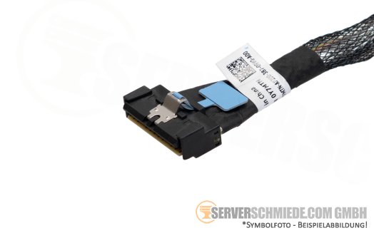 Dell 20cm Mainboard to front PERC Controller Kabel cable 1x SFF-8654 winkel to 1x SFF-8654 gerade R760 0Y7MTN