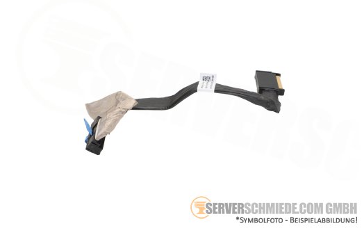 Dell 20cm Mainboard to front PERC Controller Kabel cable 1x SFF-8654 winkel to 1x SFF-8654 winkel R660 H965i 03NTNK