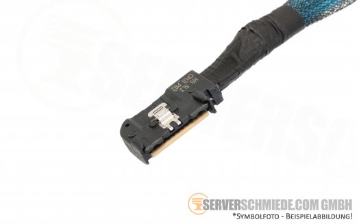 Dell 20cm NVMe Kabel 1x SFF-8654 gerade to 1x SFF-8654 winkel 06GFYJ