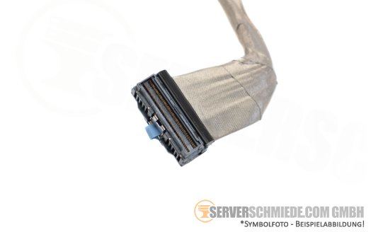 Dell 20cm NVMe Kabel cable 1x SFF-8654 gerade to 1x SFF-8654 winkel R660 10x SFF 08W5R4