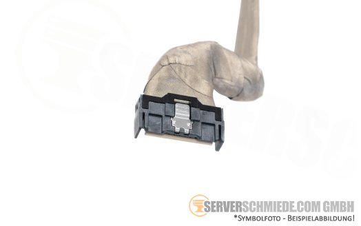 Dell 20cm NVMe Kabel cable 1x SFF-8654 gerade to 1x SFF-8654 winkel R660 10x SFF 08W5R4