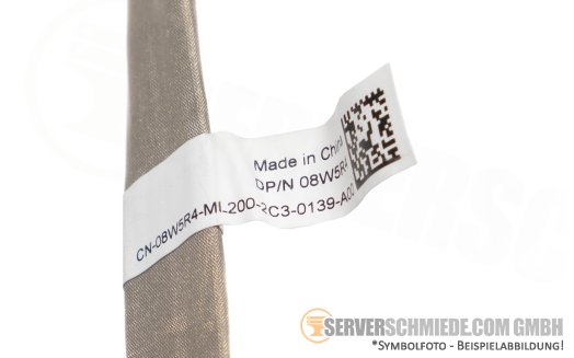 Dell 20cm NVMe Kabel cable 1x SFF-8654 gerade to 1x SFF-8654 winkel R660 10x SFF 08W5R4
