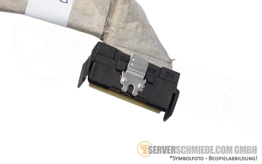 Dell 20cm NVMe Kabel cable 1x SFF-8654 gerade to 1x SFF-8654 winkel R660 10xSFF 0XP6T3