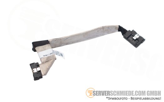 Dell 20cm NVMe Kabel cable 1x SFF-8654 gerade to 1x SFF-8654 winkel R660 10xSFF 0XP6T3