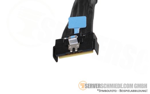 Dell 20cm NVMe Kabel cable 1x SFF-8654 gerade to 1x SFF-8654 winkel R760 049CD8