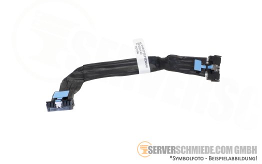 Dell 20cm NVMe Kabel cable 1x SFF-8654 gerade to 1x SFF-8654 winkel R760 049CD8