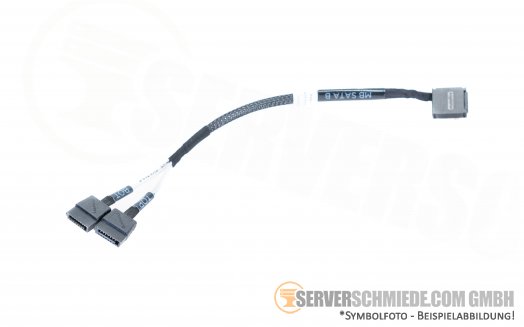 Dell 20cm R640 SATA Kabel 1x OCULink SFF-8611 2x SATA 0VDHV7
