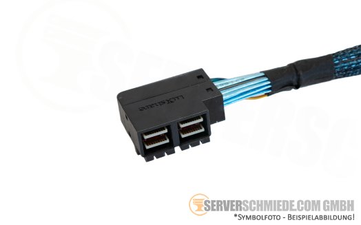 Dell 20cm SAS Backplane to Controller cable 2x SFF-8643 (double) winkel to 2x SFF-8643 (double) winkel R540 09G7MF