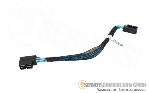 Dell 20cm SAS Backplane to Controller cable 2x SFF-8643 (double) winkel to 2x SFF-8643 (double) winkel R540 09G7MF