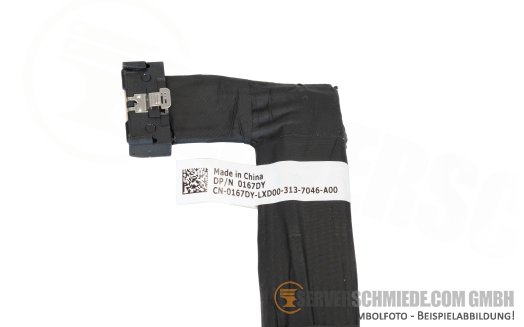 Dell 20cm SAS cable 1x SFF-8654 gerade to 1x SFF-8654 winkel BP_DST_SA1 to CTRL_SRC_SB1 R7615 0167DY