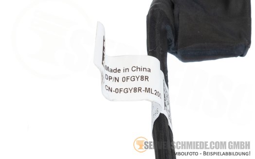 Dell 20cm SAS cable 1x SFF-8654 gerade to 1x SFF-8654 winkel R6615 8x SFF 0FGY8R