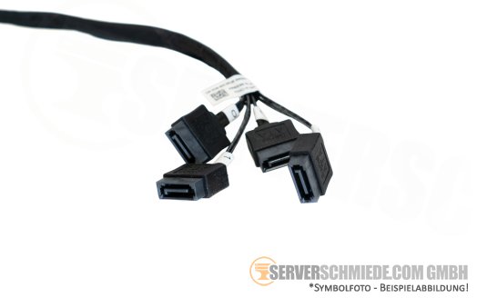 Dell 20cm SAS Kabel 1x SFF-8643 gerade to 4x SATA gerade T7820 0K0WKF