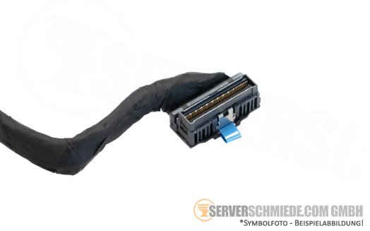 Dell 21cm front PERC to Mainboard Controller Kabel cable 1x SFF-8654 8i gerade to 1x SFF-8654 8i winkel R7715 0MXM15