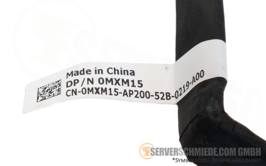 Dell 21cm front PERC to Mainboard Controller Kabel cable 1x SFF-8654 8i gerade to 1x SFF-8654 8i winkel R7715 0MXM15