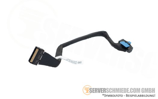 Dell 21cm front PERC to Mainboard Controller Kabel cable 1x SFF-8654 8i gerade to 1x SFF-8654 8i winkel R7715 0MXM15