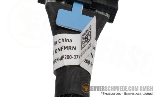 Dell 22cm Mainboard to front PERC Controller Kabel cable 1x SFF-8654 winkel to 1x SFF-8654 gerade R760 0NFMRN