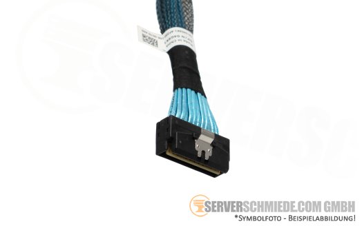 Dell 22cm NVMe Kabel cable 1x SFF-8654 gerade to 1x SFF-8654 gerade R6525 10xSFF 04G6K1