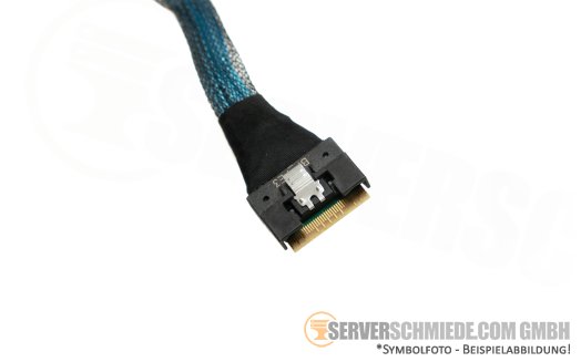 Dell 22cm NVMe Kabel cable 1x SFF-8654 gerade to 1x SFF-8654 gerade R6525 10xSFF 0HC56Y