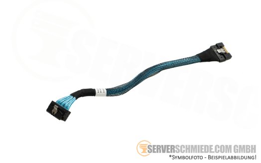 Dell 22cm NVMe Kabel cable 1x SFF-8654 gerade to 1x SFF-8654 gerade R6525 10xSFF 0HC56Y
