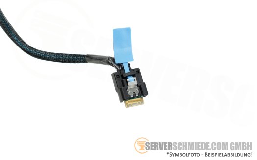 Dell 24cm BOSS N1 NVMe Kabel cable 1x SFF-8654 4i gerade to 1x SFF-8654 4i gerade R760 R760xa 0Y29HV