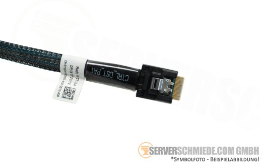 Dell 24cm BOSS N1 NVMe Kabel cable 1x SFF-8654 4i gerade to 1x SFF-8654 4i gerade R760 R760xa 0Y29HV