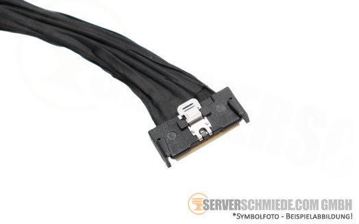 Dell 24cm NVMe Kabel cable 1x SFF-8654 8i winkel to 1x SFF-8654 8i gerade R760 006XHY