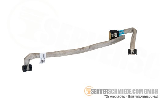 Dell 25 / 5cm Backplane to front PERC Controller cable 2x SFF-8654 4i gerade to 1x SFF-8654 8i gerade R6615 8xSFF 06MP04