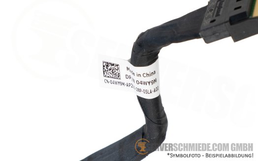 Dell 25cm Backplane to front PERC Controller cable 1x SFF-8654 gerade to 1x SFF-8654 gerade R7615 24xSFF 04WY9M