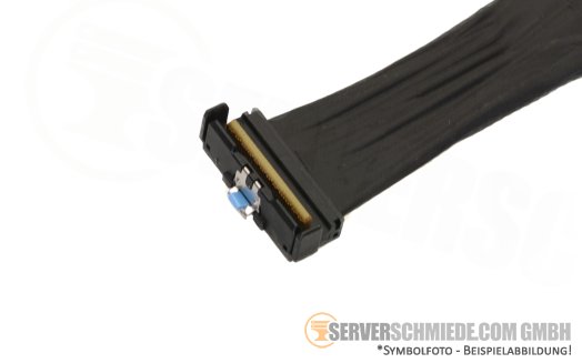 Dell 25cm front PERC to Mainboard Controller Kabel 1x SFF-8654 gerade to 1x SFF-8654 winkel R760xs 16x SFF 0NTVCM