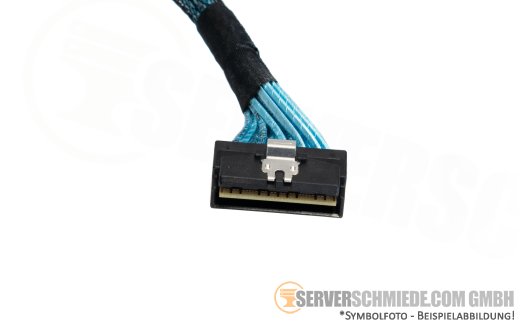 Dell 25cm NVMe Kabel cable 1x SFF-8654 gerade to 1x SFF-8654 gerade R6525 10xSFF 0G63HF